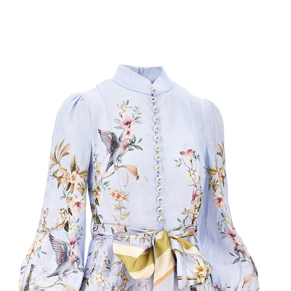 'Rebellion' linen mini dress