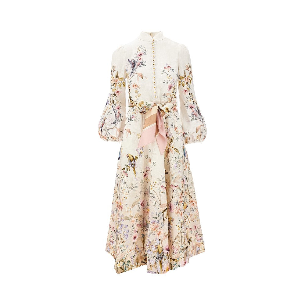 Abito midi in lino 'Rebellion'