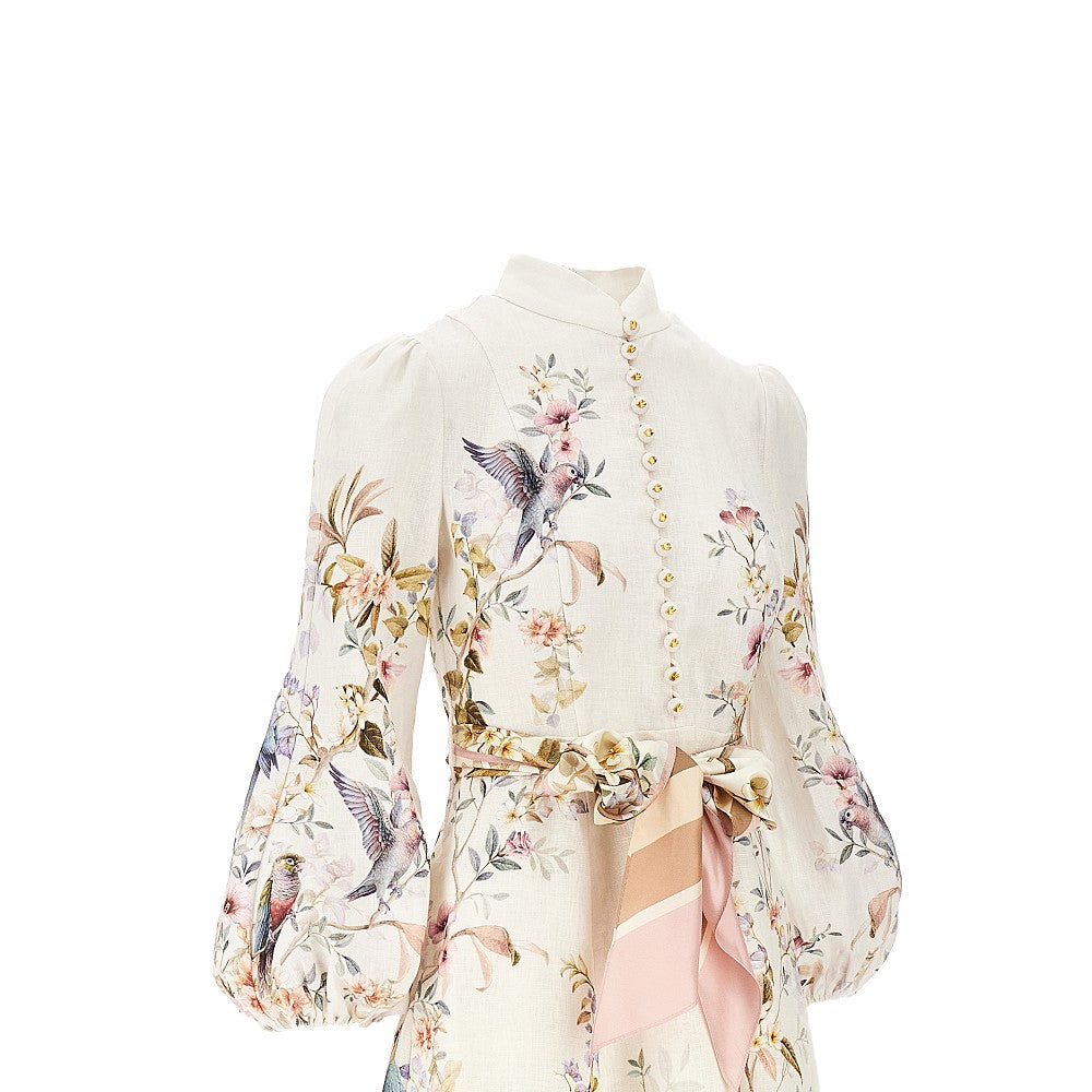 Abito midi in lino 'Rebellion'