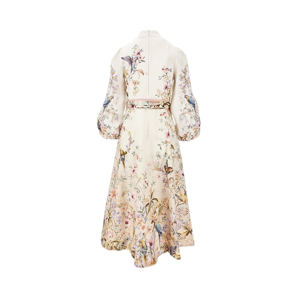 Abito midi in lino 'Rebellion'