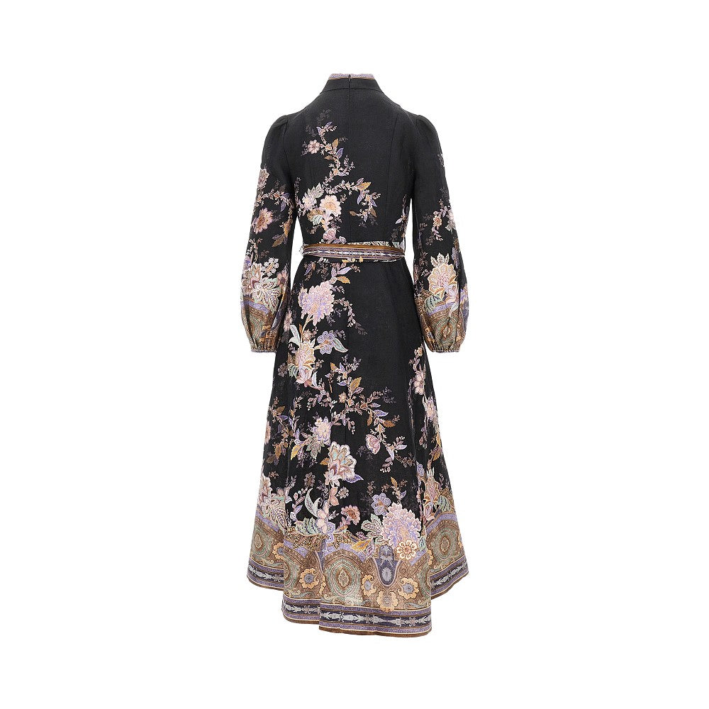 Abito midi in lino 'Luna'