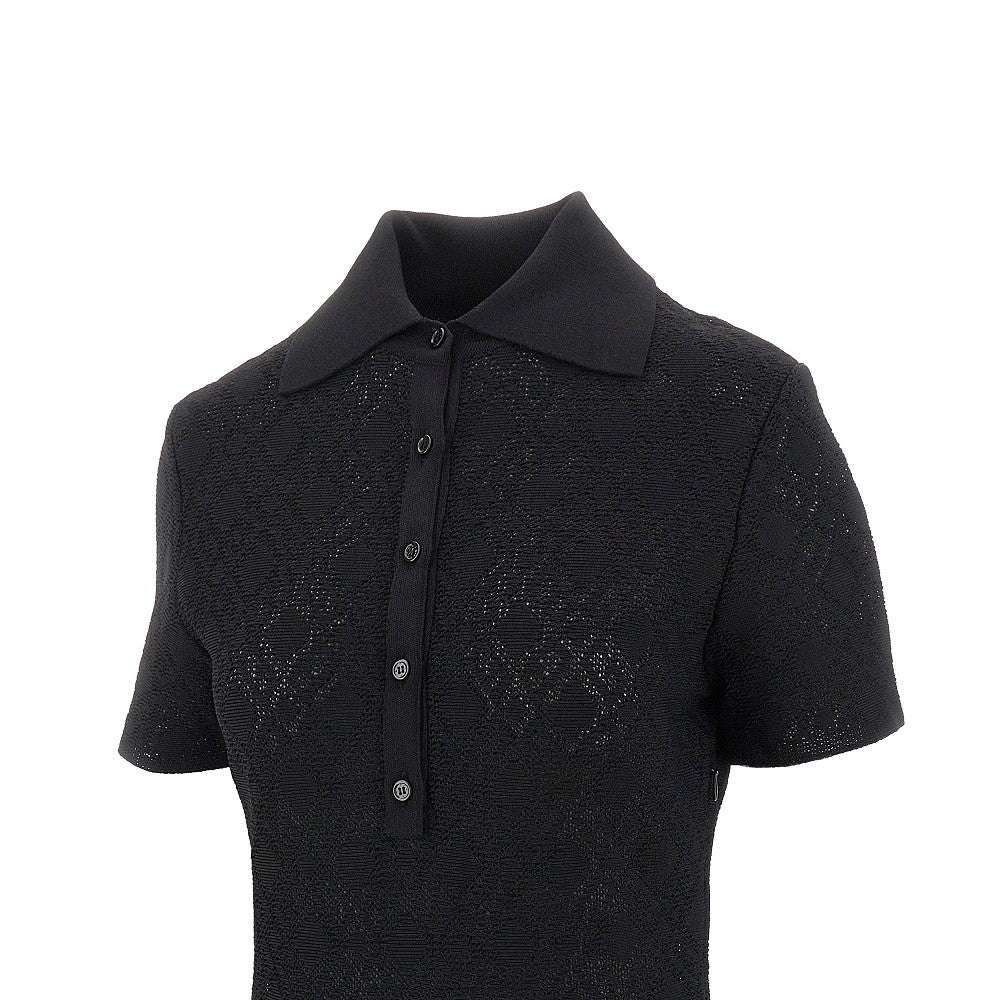 Mini abito in maglia jacquard Monogram 72