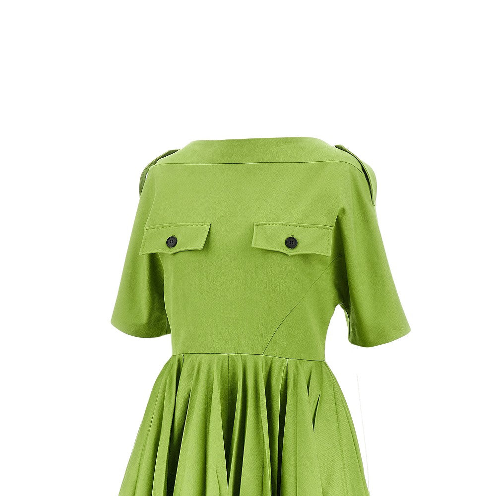 Chino midi dress