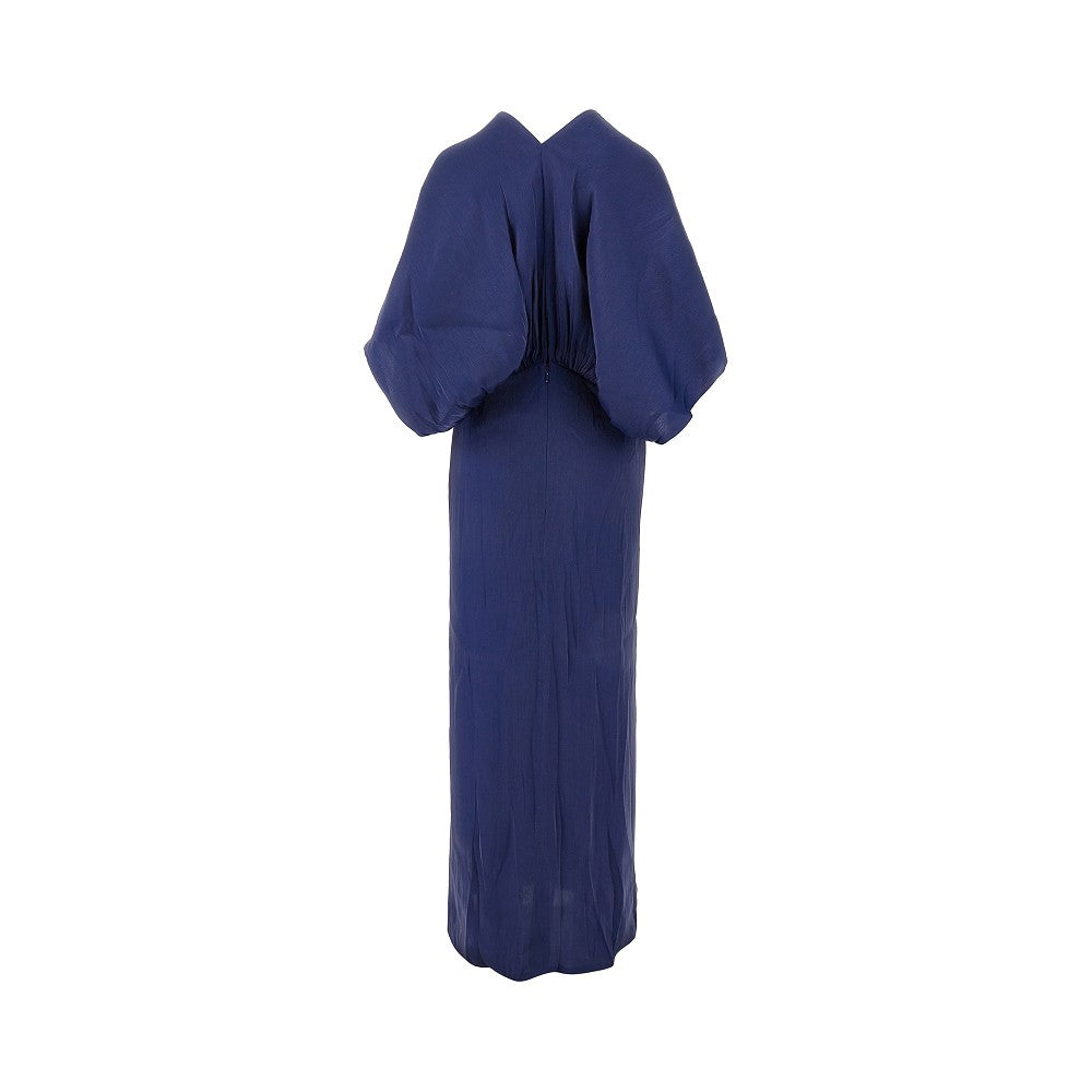 Lurex georgette &#39;Roanna&#39; dress