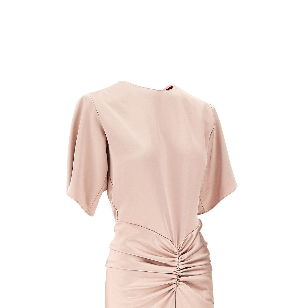 Abito lungo in satin 'Iris'
