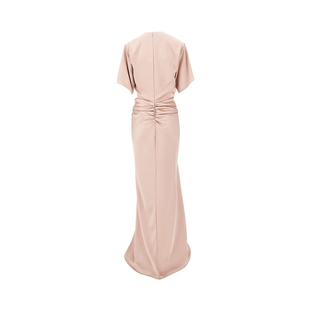 Abito lungo in satin 'Iris'