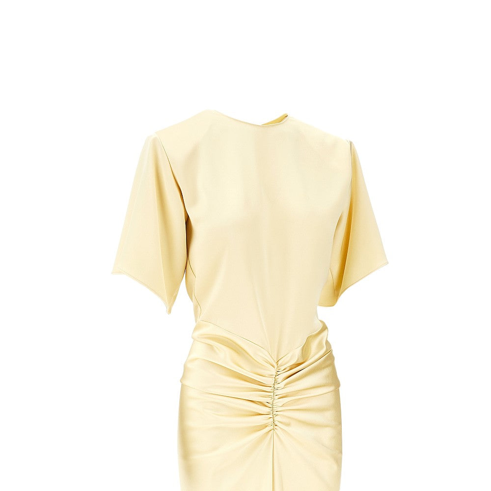 'Iris' satin maxi dress