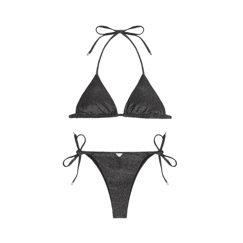 Bikini in tessuto lurex