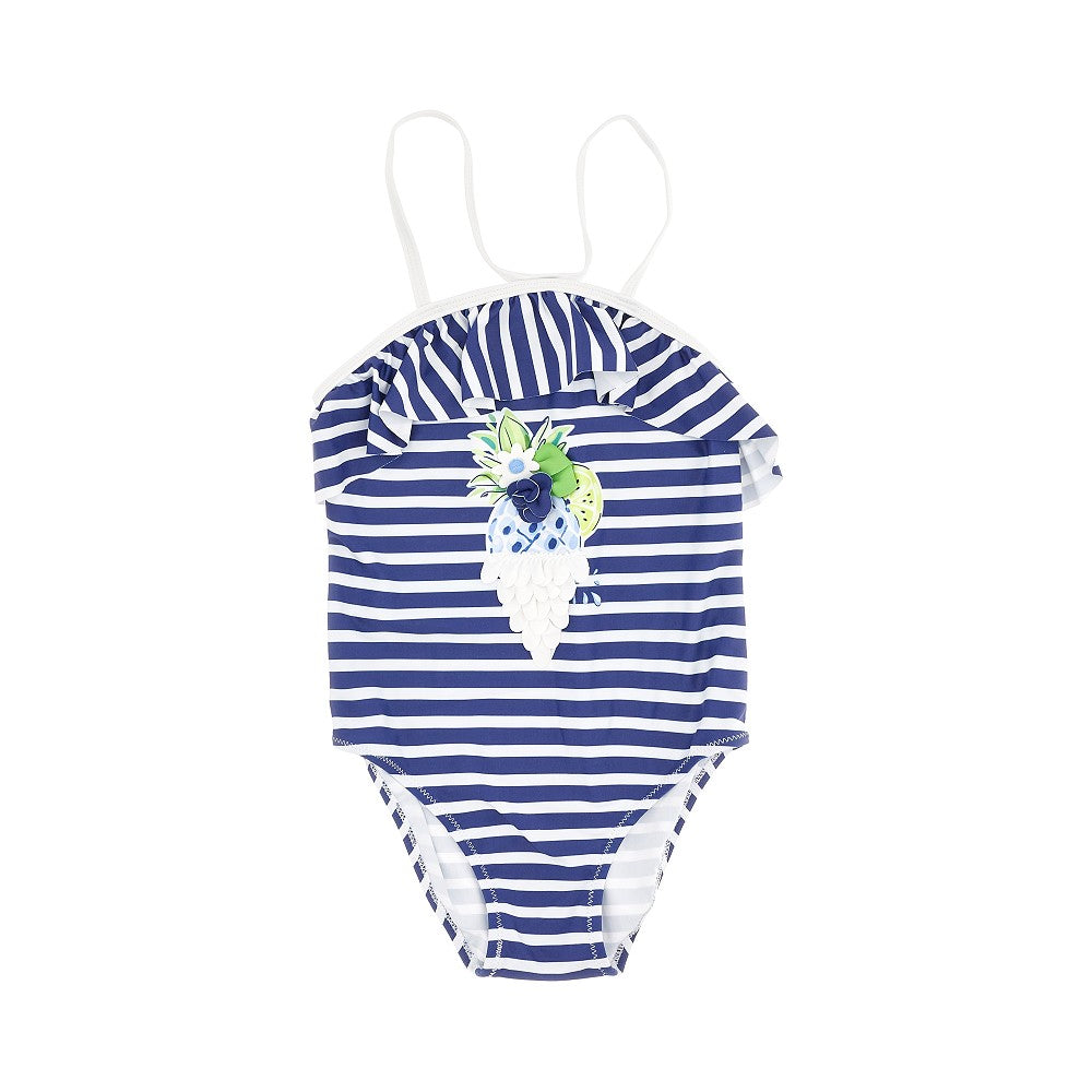 Striped baby swimsuit