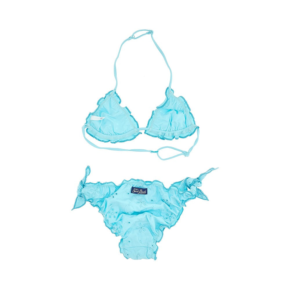 Bikini con ricamo floreale
