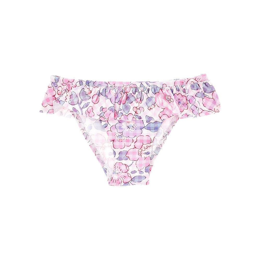 Liberty fabric ruffled swim briefs