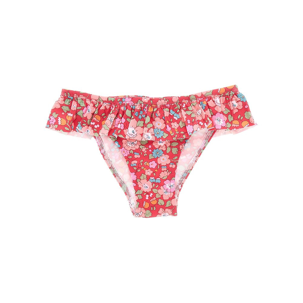 Liberty fabric ruffled swim briefs