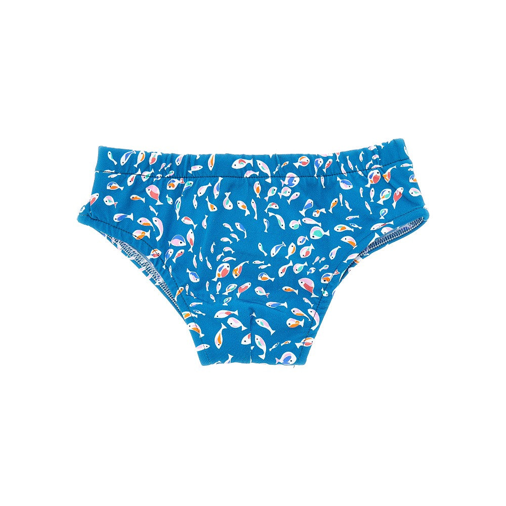 Fish print swimslip
