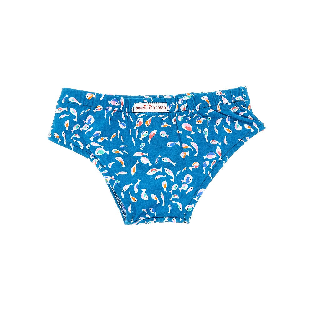 Fish print swimslip