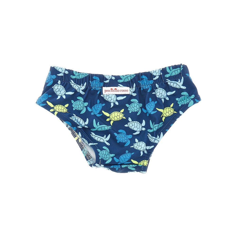Turtle print swimslip