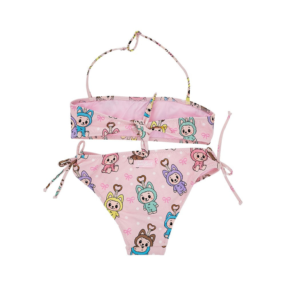 Bikini 'Mary' con stampa Puppy Charms