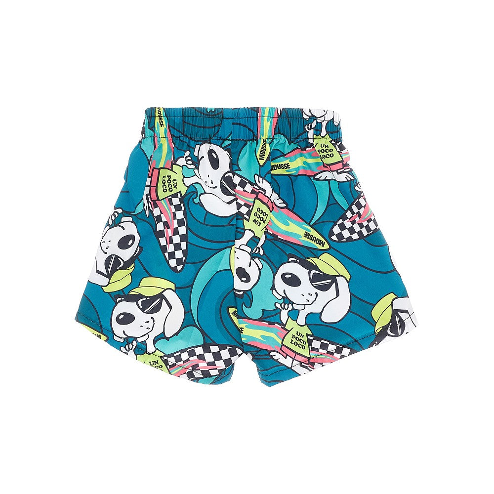 &#39;Snoopy Surf&#39; swim shorts
