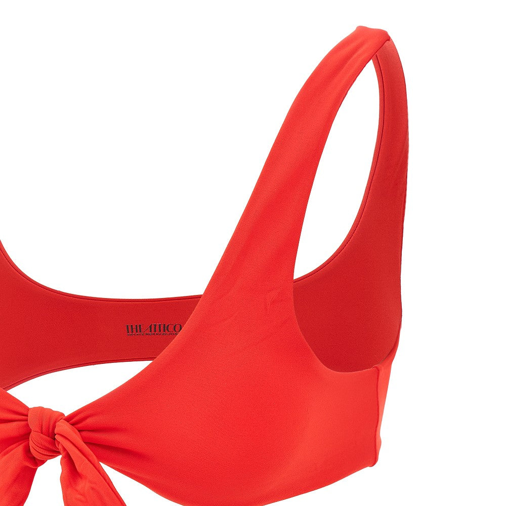 Bikini with knotted details