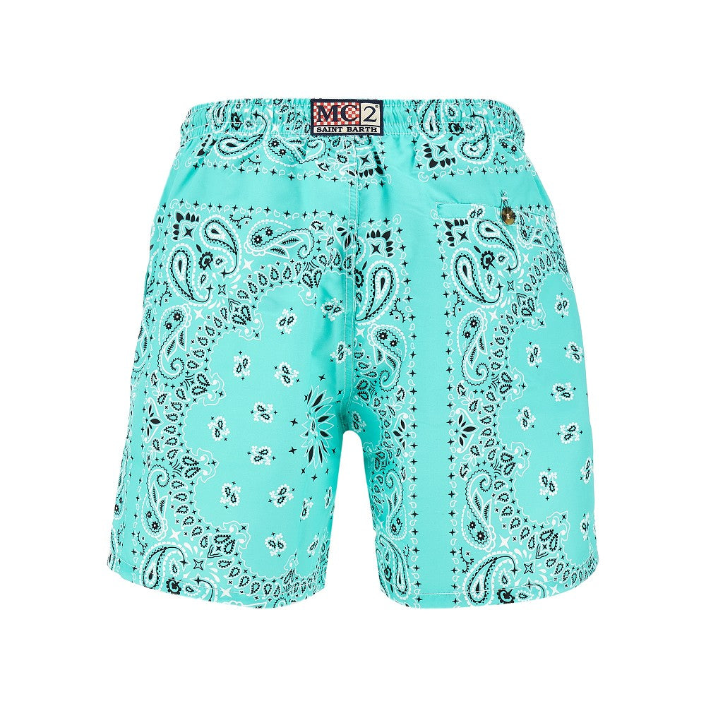 Bandana print swim shorts