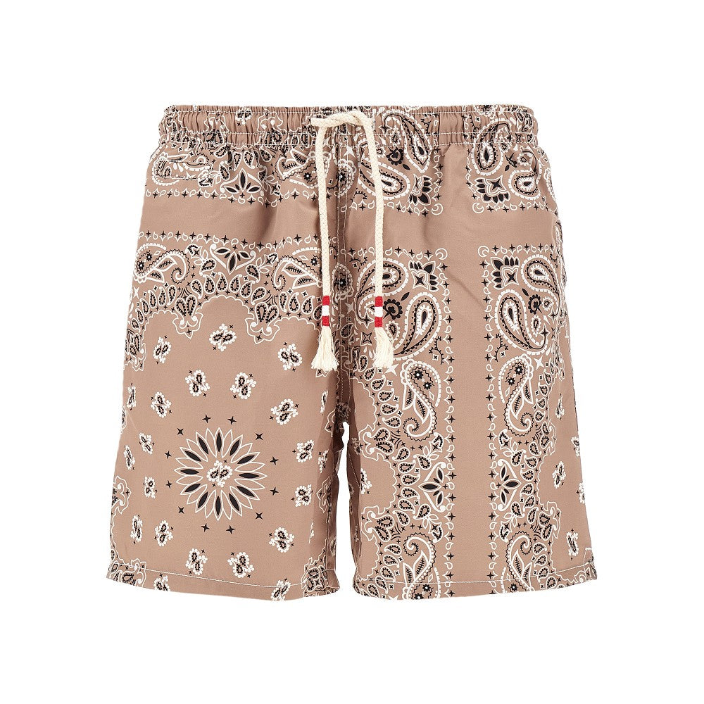 Bandana print swim shorts