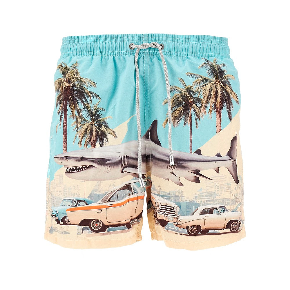 Guastavia Placed Print swim shorts