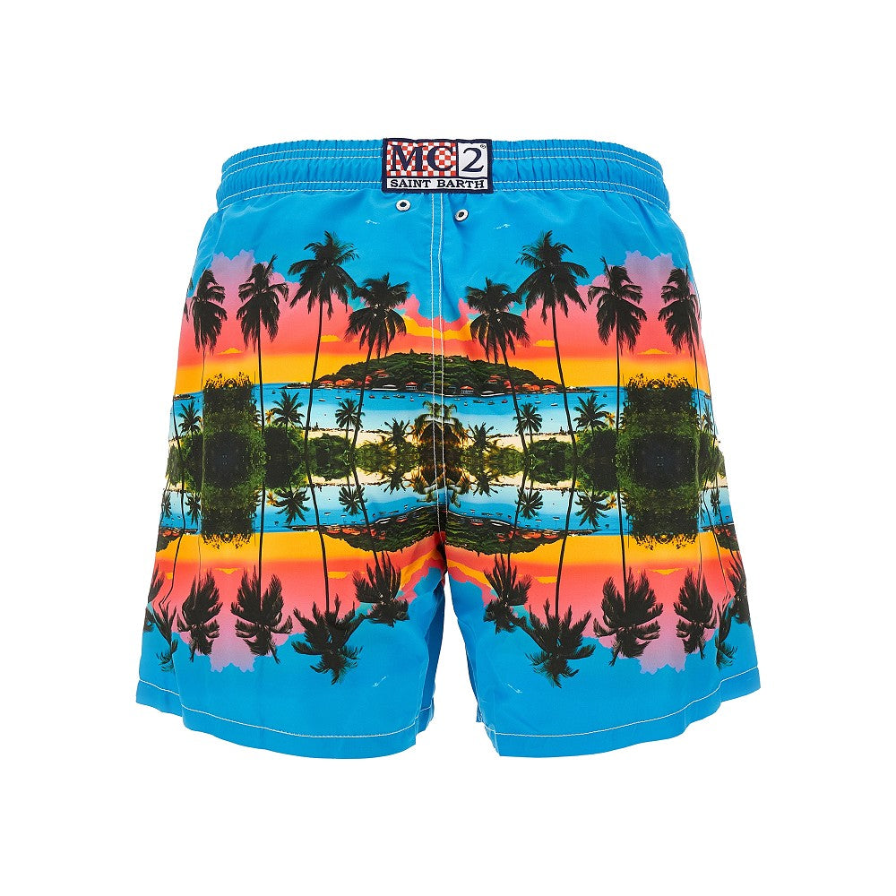 Guastavia Placed Print swim shorts