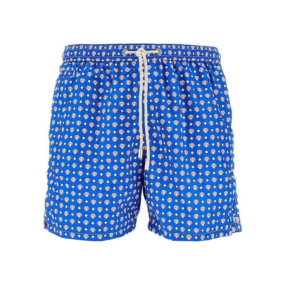 Summer Shell print swim shorts