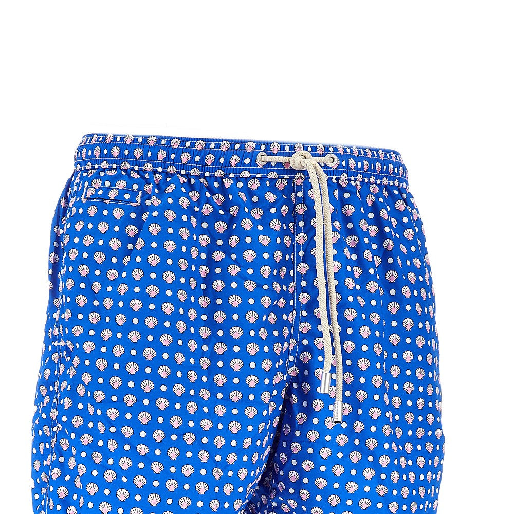 Summer Shell print swim shorts