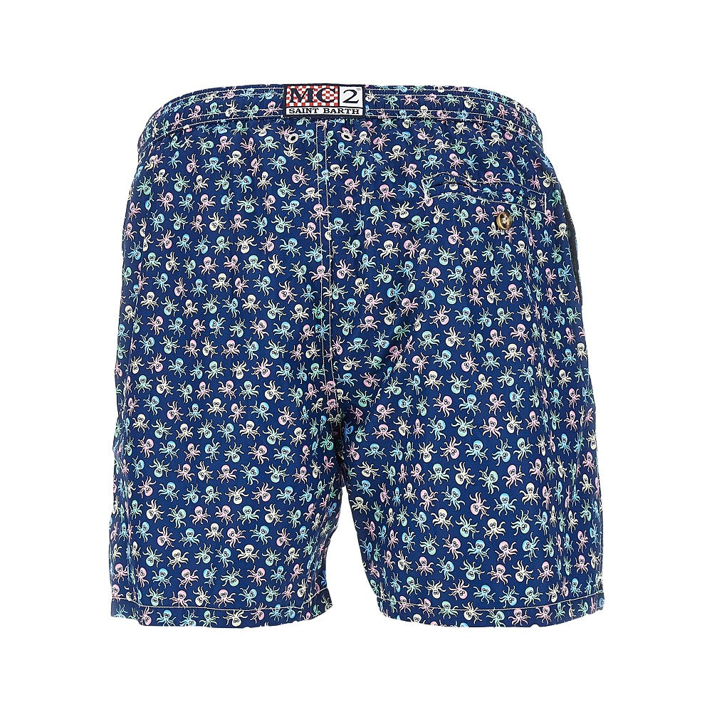 Polpy print swim shorts