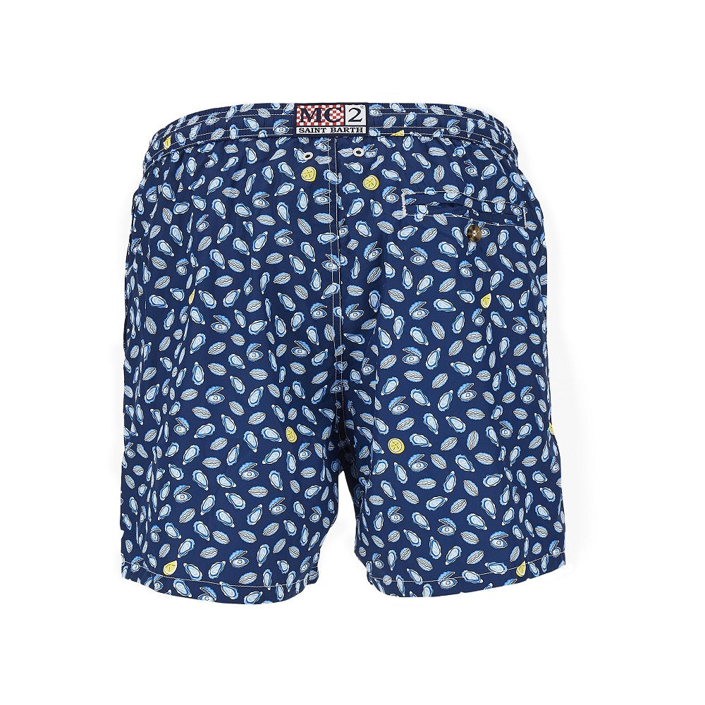 Bermuda mare con stampa Oyster Lemon