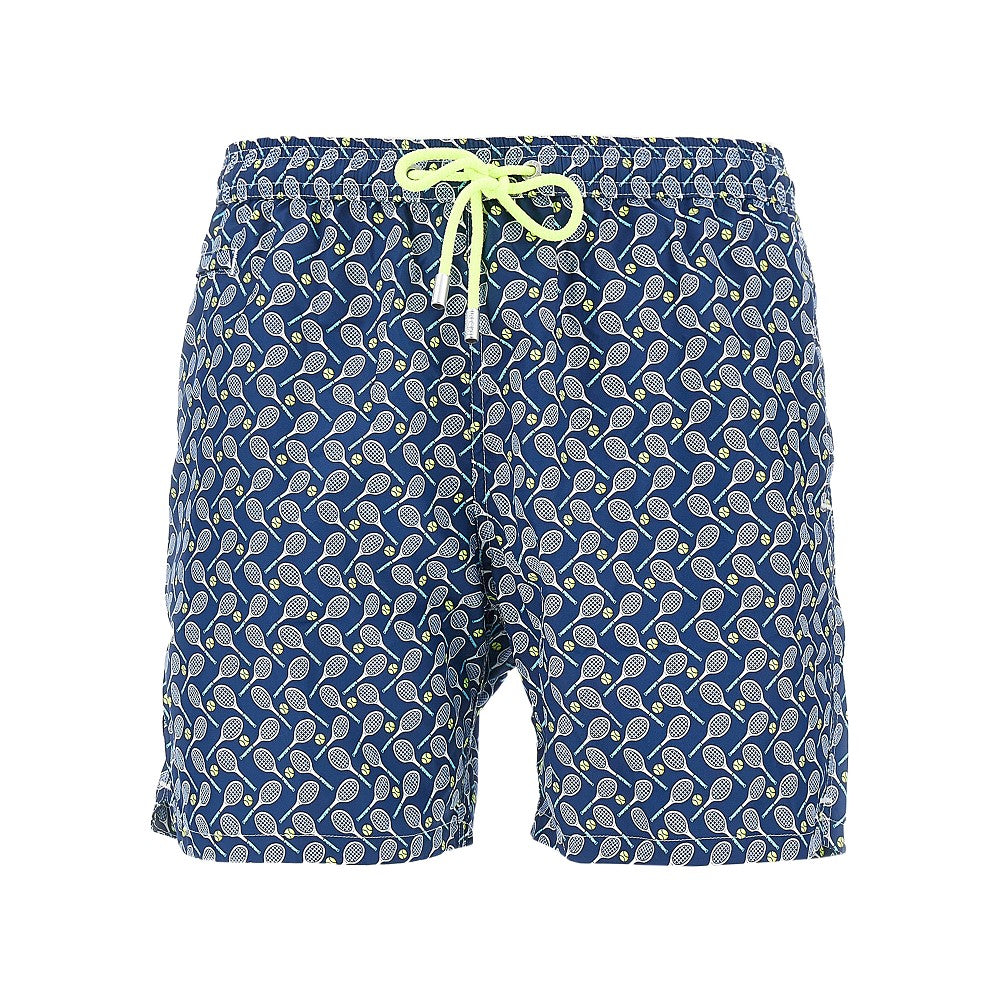 Bermuda mare con stampa Tennis Cross