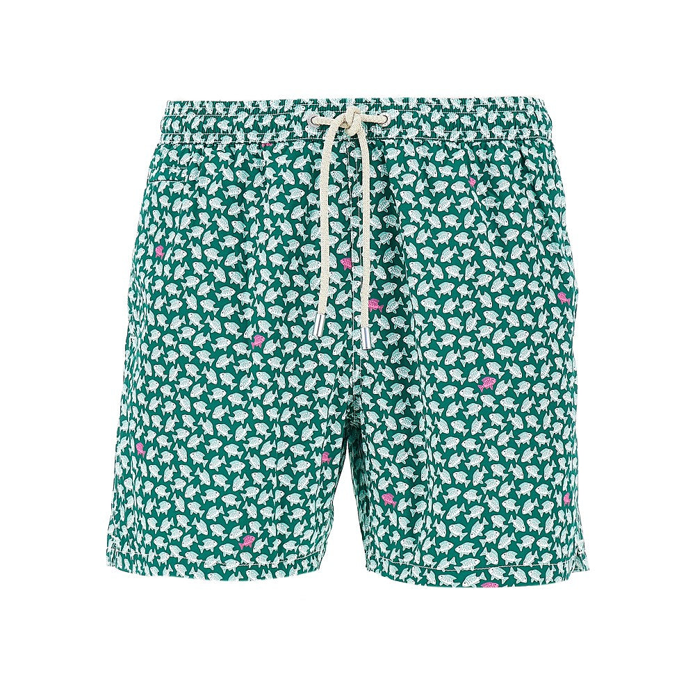 Bermuda mare con stampa Seafish