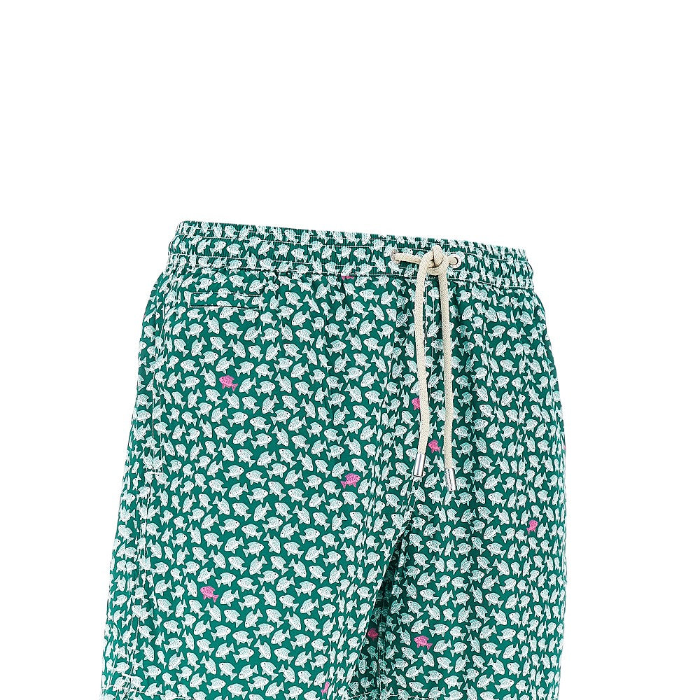 Bermuda mare con stampa Seafish