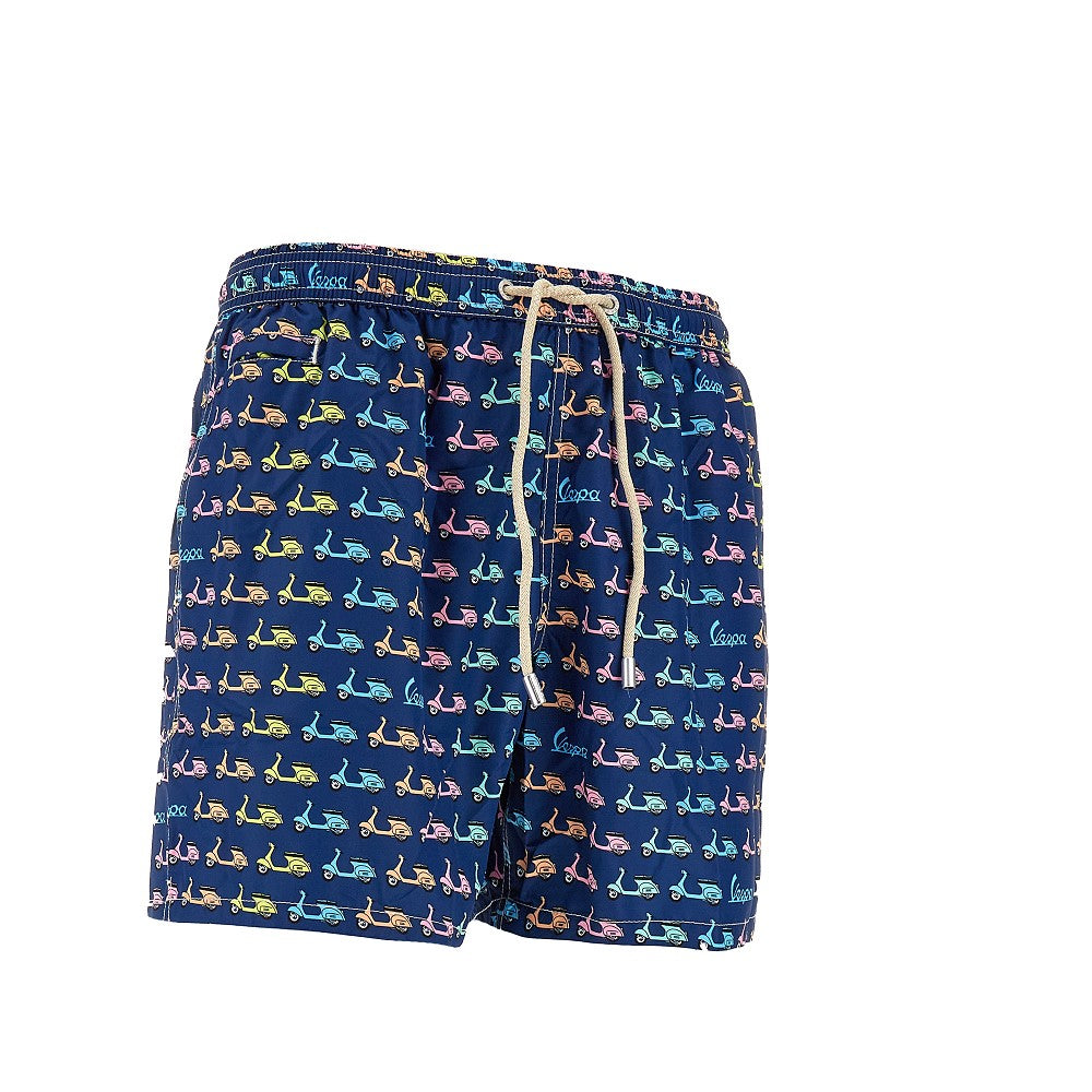 Vespa print swim shorts