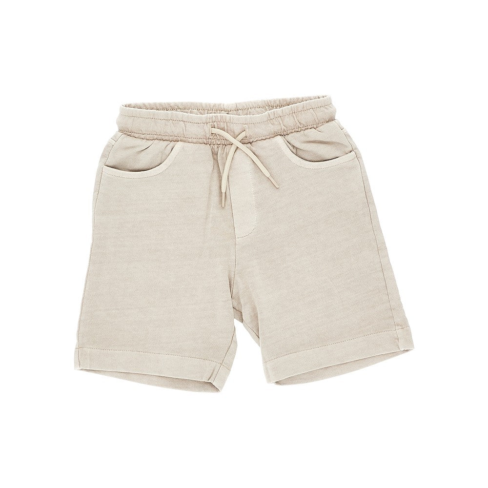 Washed-effect sweatshorts