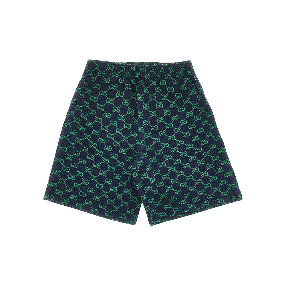 Cotton shorts with GG Interlock motif