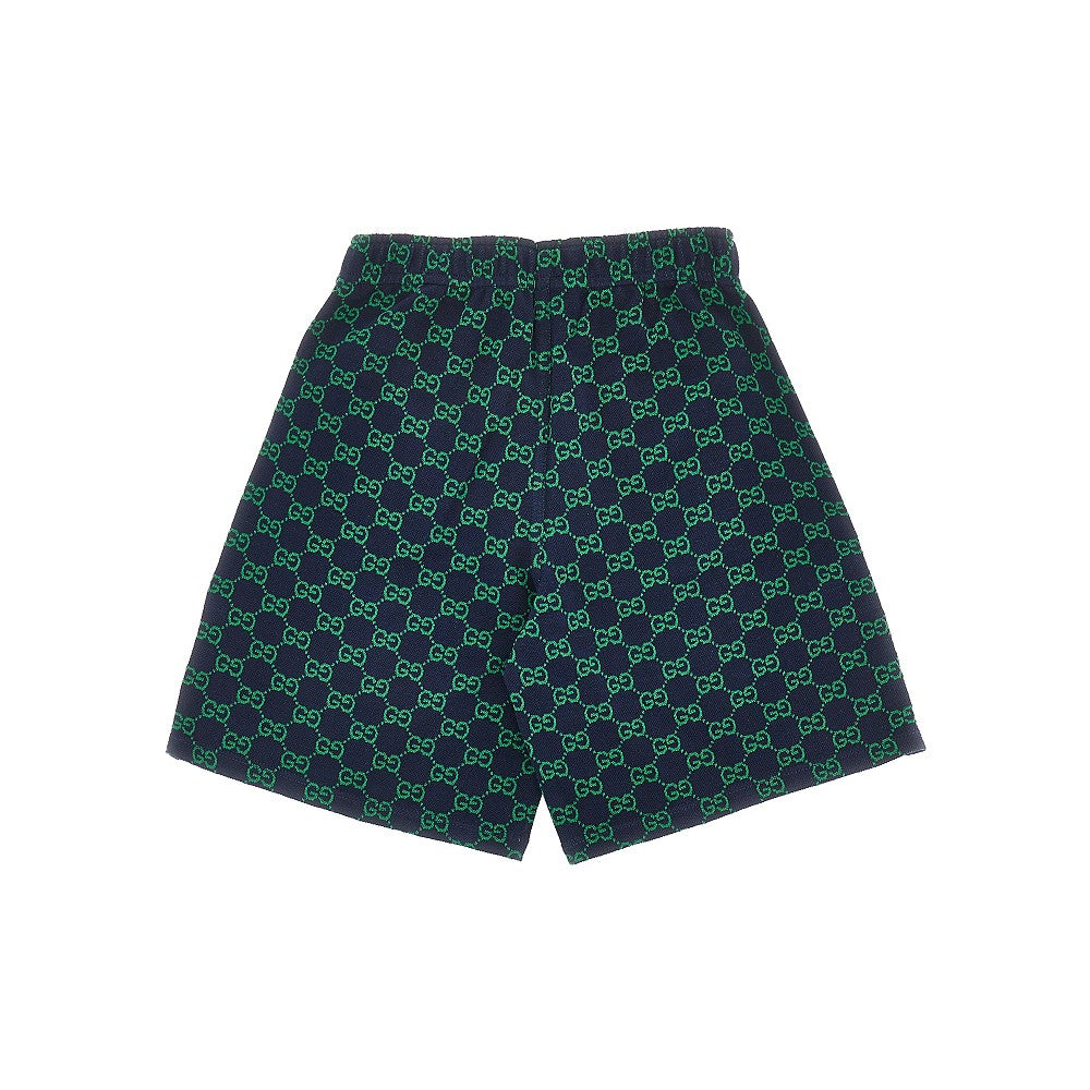Cotton shorts with GG Interlock motif
