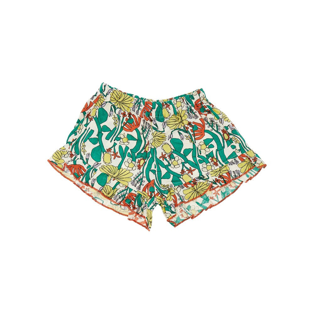 Shorts in cotone Color Herbalist