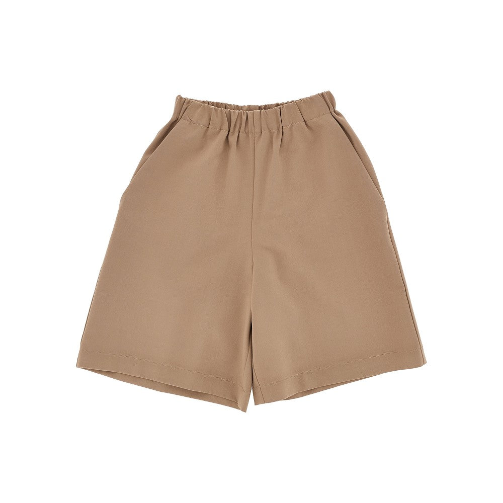 Wide leg knee-length pants