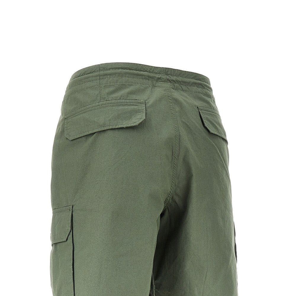 Canvas cargo bermuda shorts