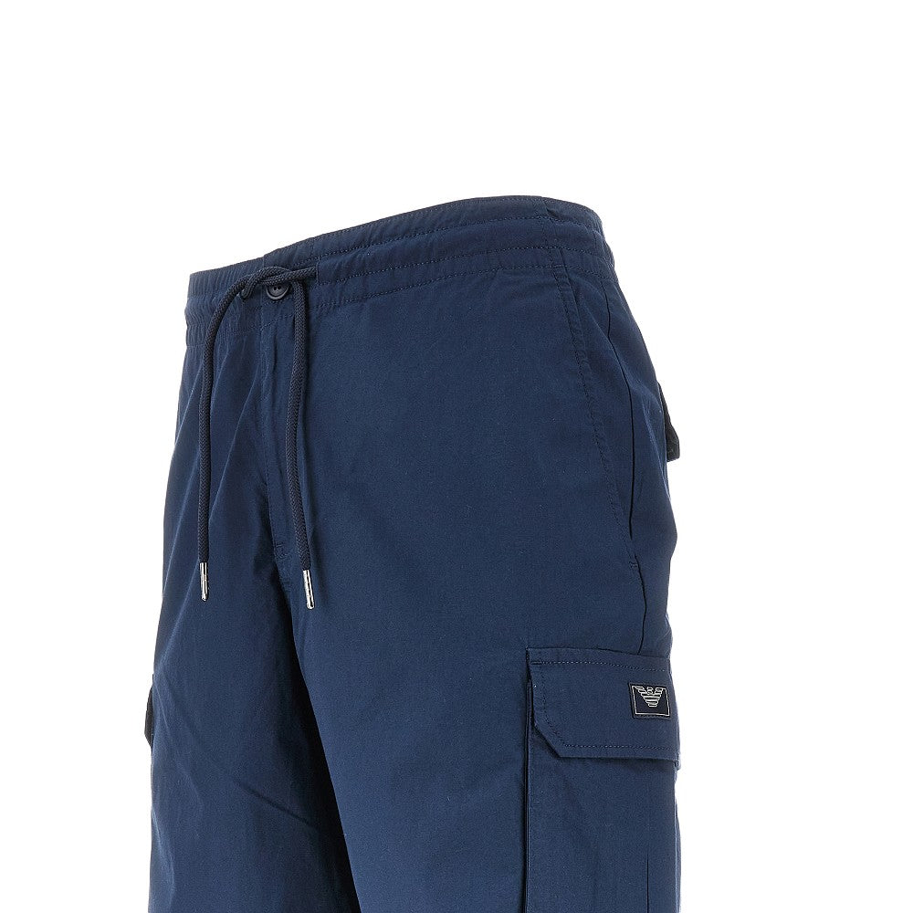 Canvas cargo bermuda shorts