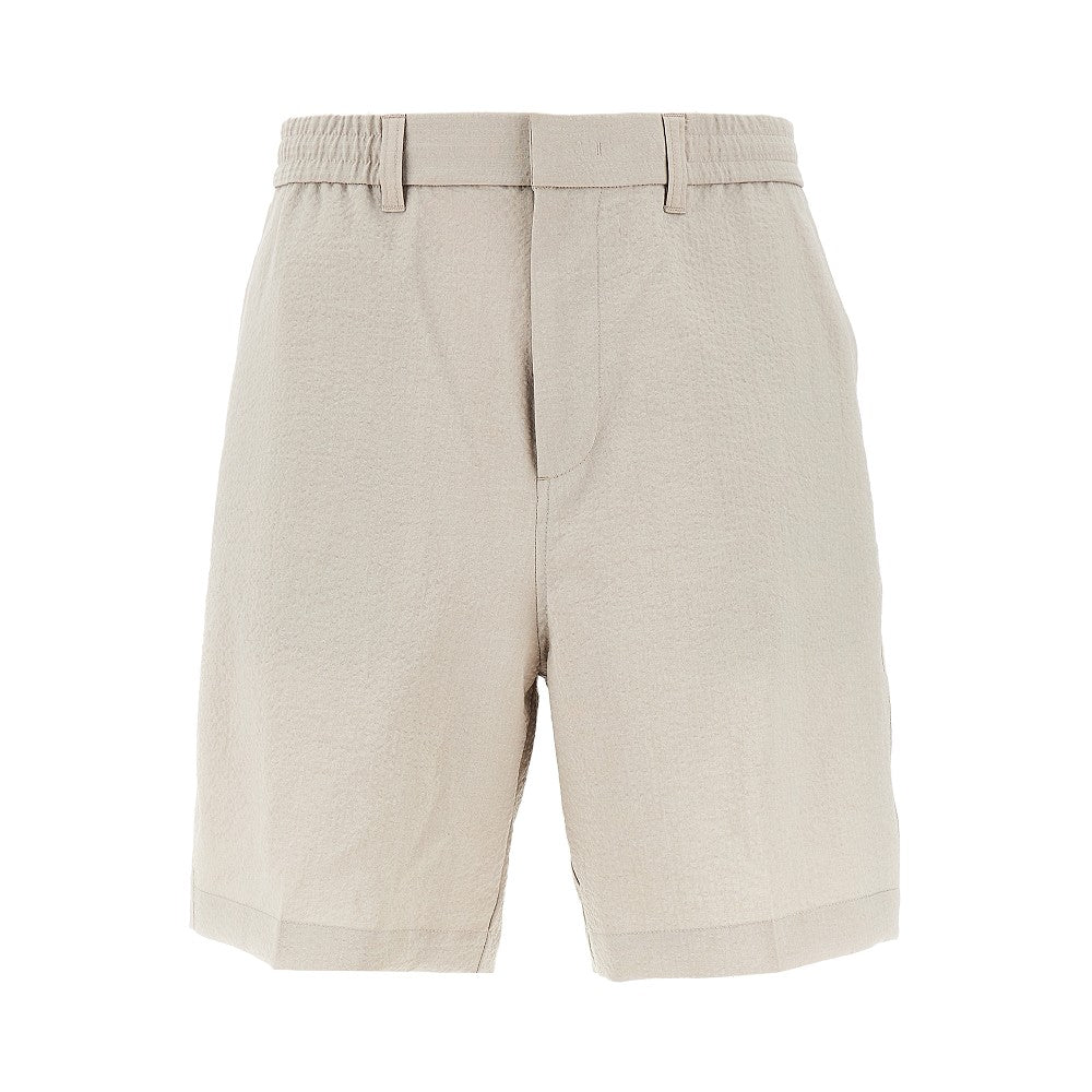Technical seersucker shorts