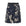 Foliage motif linen-blend shorts