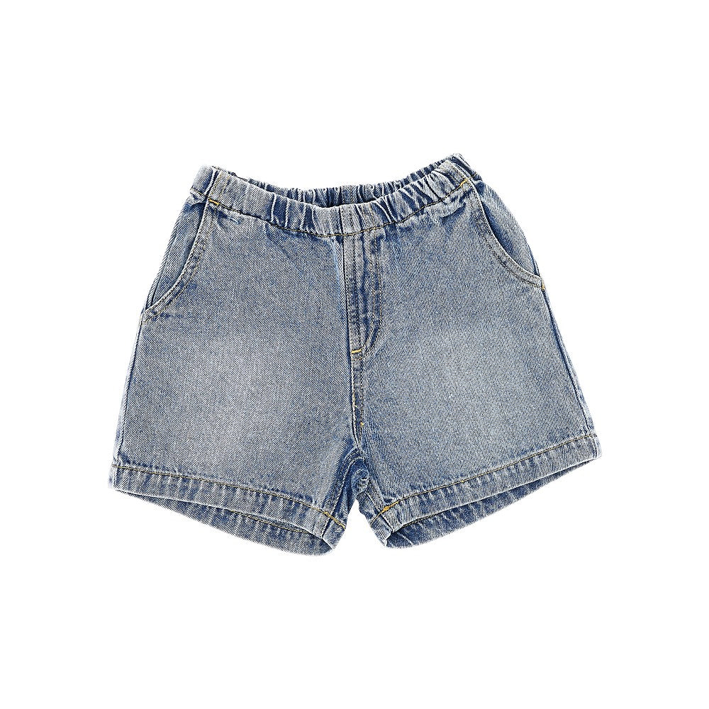 'Magot' organic cotton denim shorts