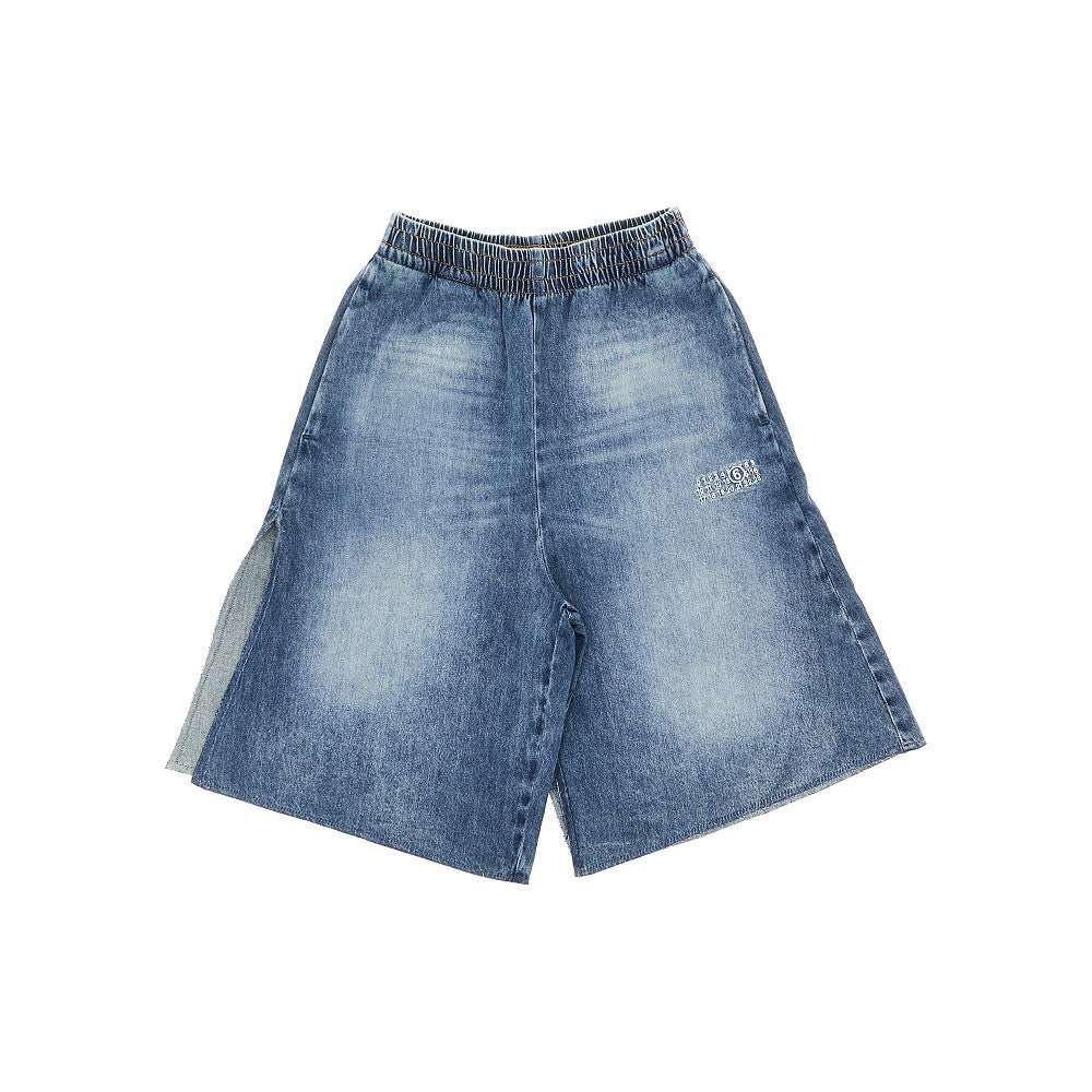 Bermuda ampi in denim