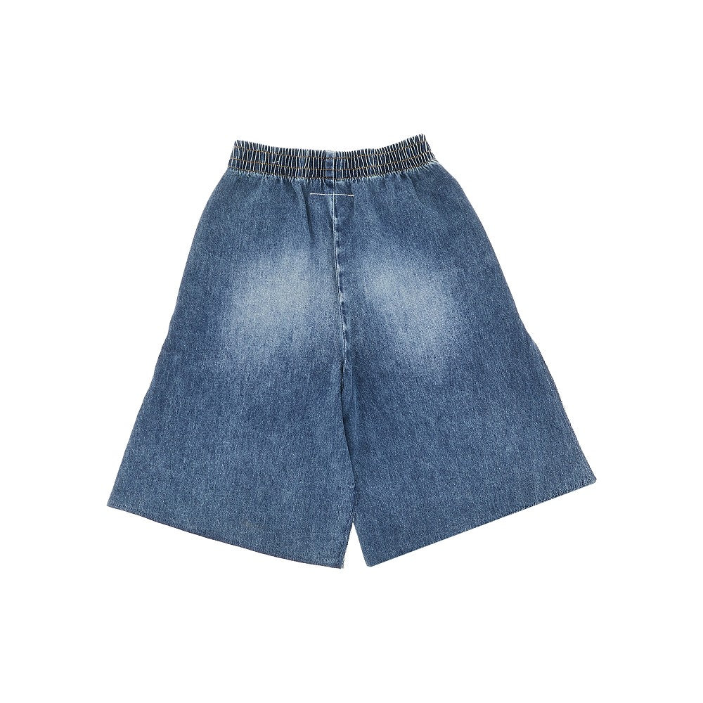 Bermuda ampi in denim
