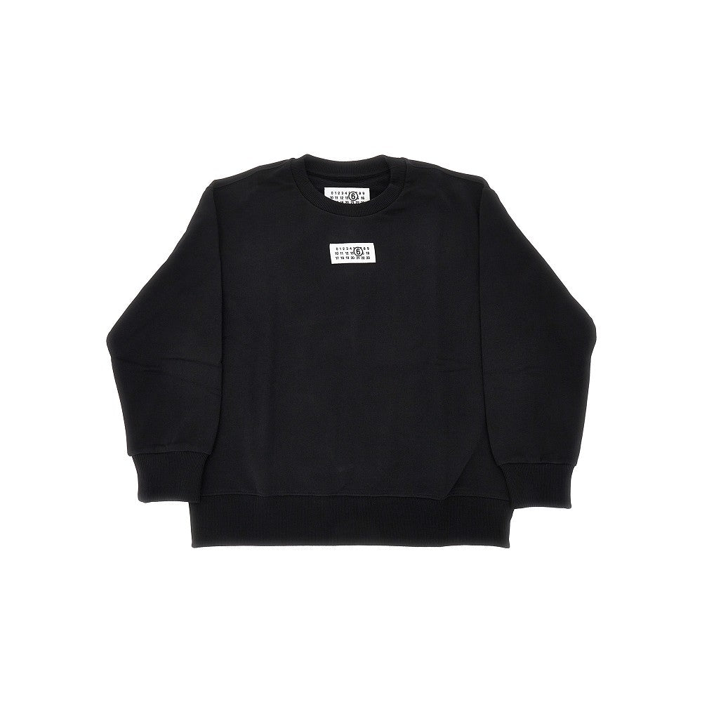 Felpa in cotone con etichetta Numeric Logo