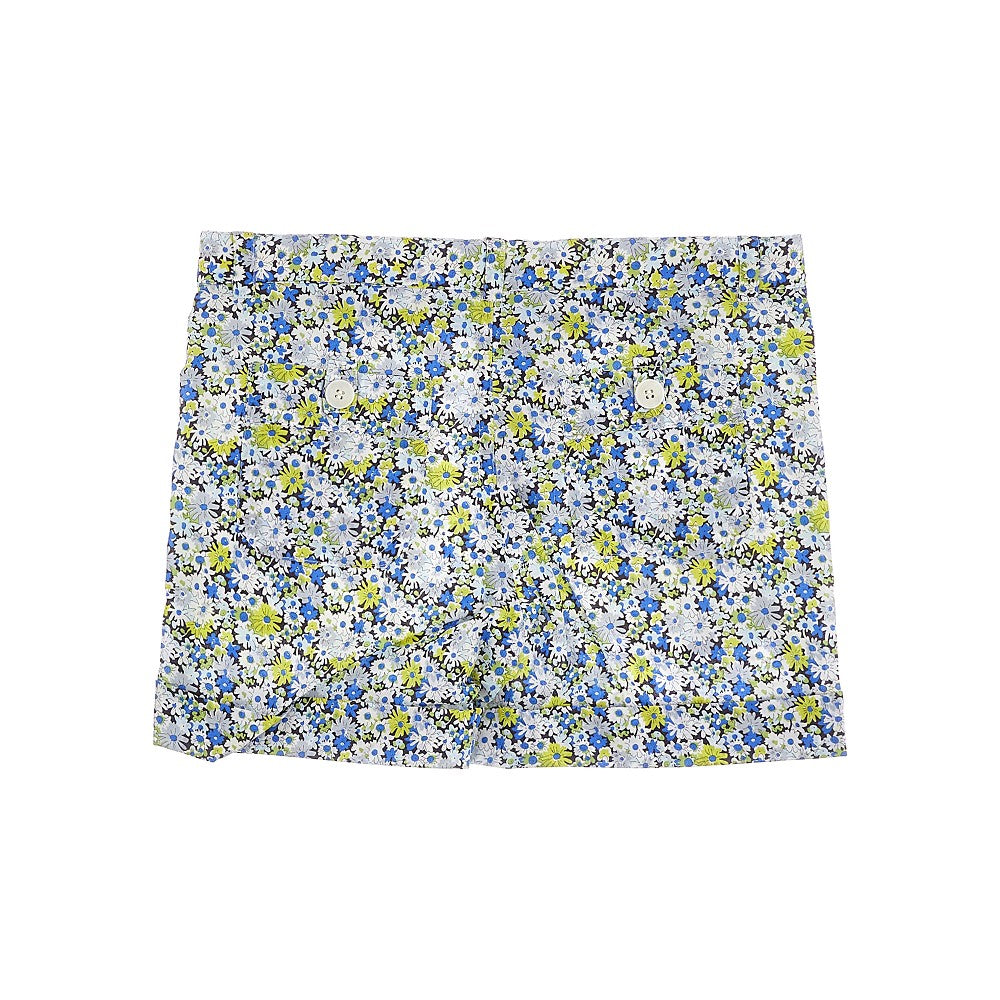 Floral cotton shorts