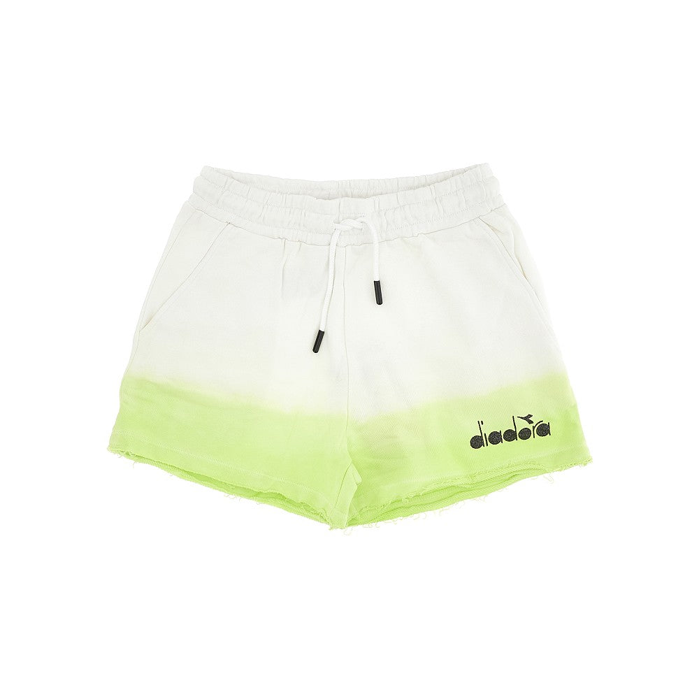 Shorts in felpa con effetto sfumato