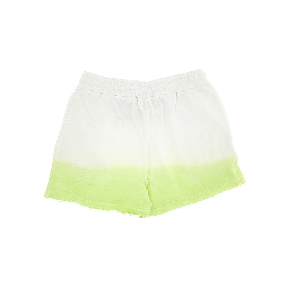 Shorts in felpa con effetto sfumato